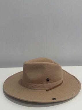 Tan Wide Brim Outdoor Fedora Hat - Unbranded